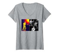 Mujer Barclay James Cosecha John Lees Les Holroyd por Dick Barnatt Camiseta Cuello V