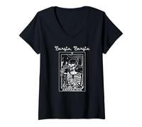 Mujer Barista Siempre Antifascista Fall Fascism Resist Halloween Camiseta Cuello V