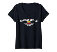 Mujer Barranquilla Colombia Camiseta Cuello V