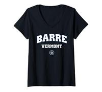 Mujer Barre Vermont (Vermont) Camiseta Cuello V