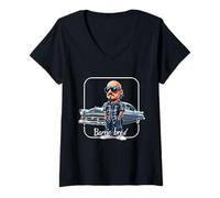 Mujer Barrio Criado Cholo Art Camiseta Cuello V