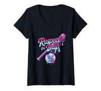Mujer Baseball Respect The Drip Ice Cream Men Women Kids Camiseta Cuello V