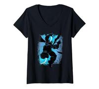 Mujer Batman Absolute Leaping Lightning Camiseta Cuello V
