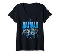 Mujer Batman Across The Years Line Up Camiseta Cuello V