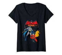 Mujer Batman and Robin Ready Camiseta Cuello V
