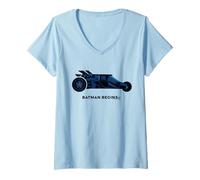 Mujer Batman Begins The Batmobile Drawing Camiseta Cuello V
