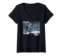 Mujer Batman Christmas Silent Knight Camiseta Cuello V