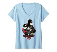 Mujer Batman Classic TV Series Illustrated Diamond Camiseta Cuello V