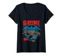 Mujer Batman Clayface Arkham Asylum Camiseta Cuello V