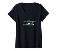 Mujer Batman Forever (1995) The Batmobile Camiseta Cuello V