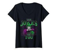 Mujer Batman Joker The Jokes on You Camiseta Cuello V