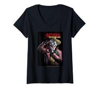 Mujer Batman Killing Joke Classic Villano Comic Noche Camiseta Cuello V