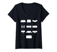 Mujer Batman Logo Evolution Camiseta Cuello V