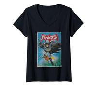 Mujer Batman Robin Kanji Painted Cover Camiseta Cuello V
