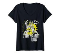 Mujer Batman Robin The Dynamic Duo Camiseta Cuello V