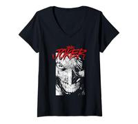 Mujer Batman The Joker Sinner Camiseta Cuello V