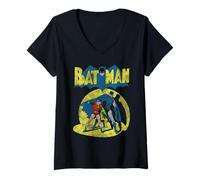 Mujer Batman Vintage Cover Camiseta Cuello V