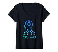 Mujer Bayes ingenuo - Teorema de Bayes Camiseta Cuello V