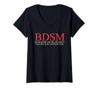 Mujer BDSM Desarrollo de Negocios Ventas Y Marketing Cotización Camiseta Cuello V