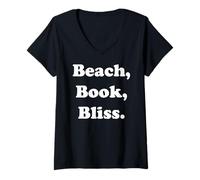 Mujer Beach Book Bliss Beach Book Bliss Camiseta Cuello V
