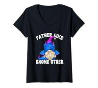 Mujer Bearded Dragon Dad GNOME For Dragon Lover For Fathers Day Camiseta Cuello V