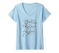 Mujer Beautiful Minds Inspire Others - Cita Motivacional Floral Camiseta Cuello V