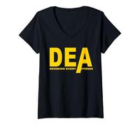 Mujer Bebida de la DEA Todas Las Tardes Camiseta Cuello V