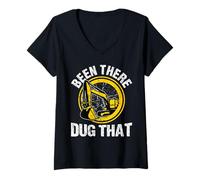 Mujer Been There Dug That for a Construction Truck Driver Camiseta Cuello V