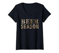 Mujer Beer Season Men’s T-Shirt Camiseta Cuello V