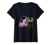 Mujer Beetle Juice Cut The Crap Last Laugh Astrid Camiseta Cuello V