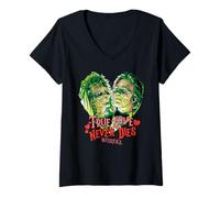 Mujer Beetlejuice True Love Never Dies Camiseta Cuello V