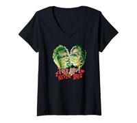 Mujer Beetlejuice Valentine True Love Never Dies Camiseta Cuello V