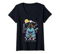 Mujer Belgian Shepherd Belgian Sheepdog Malinois Tervueren Camiseta Cuello V