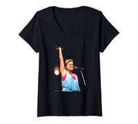 Mujer Belinda Carlisle The Go-Go's Tenemos el Ritmo Michael Grecco Camiseta Cuello V