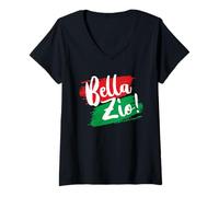 Mujer Bella Zio Cool Bro Italian Slang Camiseta Cuello V