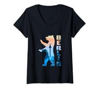 Mujer Berlín Camiseta Cuello V