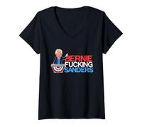 Mujer Bernie Fucking Sanders - Me Gusta Bernie - Bernie Sanders 2020 Camiseta Cuello V