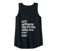 Mujer Best Australian Stumpy Tail Cattle Dog Mom Ever Camiseta sin Mangas