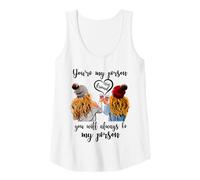 Mujer Best Friend You Are My Person You Will Always Be My Personson Camiseta sin Mangas
