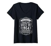 Mujer Best of 1954 Birthday Limited Edition Legends Born in 1954 Camiseta Cuello V
