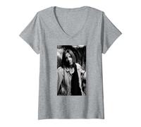 Mujer Beth Gibbons Portishead Glory Box Cantante de Andy Willsher Camiseta Cuello V