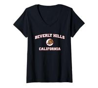 Mujer Beverly Hills California (California) Camiseta Cuello V