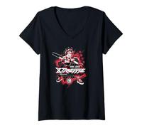 Mujer Beyblade X Robin Kazami Xtreme Blader Camiseta Cuello V