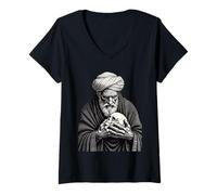 Mujer Beyrevra Guardián de Las Sombras Camiseta Cuello V