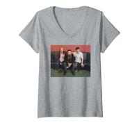 Mujer Biffy Clyro Simon Neil Rock Band 2014 Glastonbury Camiseta Cuello V