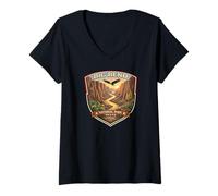Mujer Big Bend National Park Texas - Recuerdos gráficos novedosos Camiseta Cuello V