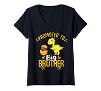 Mujer Big Brother Loading 2027, Ascendido a Gran Hermano 2027 Dino Camiseta Cuello V