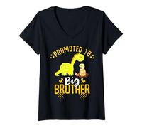 Mujer Big Brother Loading 2027, Ascendido a Gran Hermano 2027 Dino Camiseta Cuello V