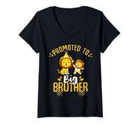 Mujer Big Brother Loading 2027, Ascendido a Gran Hermano 2027 León Camiseta Cuello V