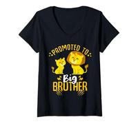 Mujer Big Brother Loading 2027, Ascendido a Gran Hermano 2027 León Camiseta Cuello V